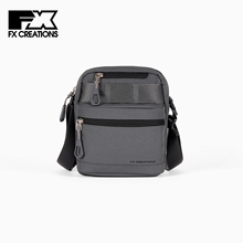 香港FXCREATIONS菲尔诗OGX时尚简约男士商务休闲灰调斜挎单肩包