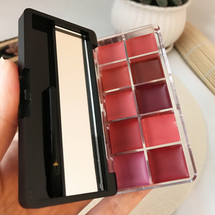 健康口红食用原料制作可以吃孕妇儿童可用十色口红盘 瀞幻手作