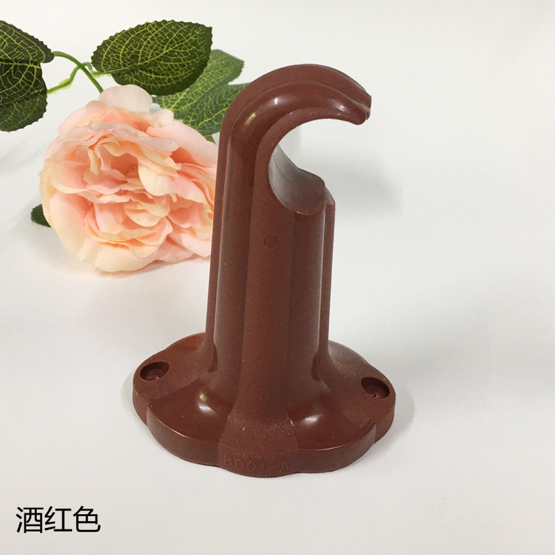 罗马杆窗帘支架窗帘杆底座托架子窗帘架单双杆单杆固定安装配件