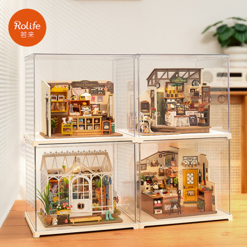 若来DIY艺术屋小屋防尘罩展示盒