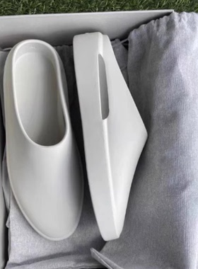 莆田FOG包头拖椰子一脚蹬厚底外穿防滑沙滩拖鞋男休闲情侣一字拖