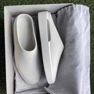 莆田FOG包头拖椰子一脚蹬厚底外穿防滑沙滩拖鞋男休闲情侣一字拖