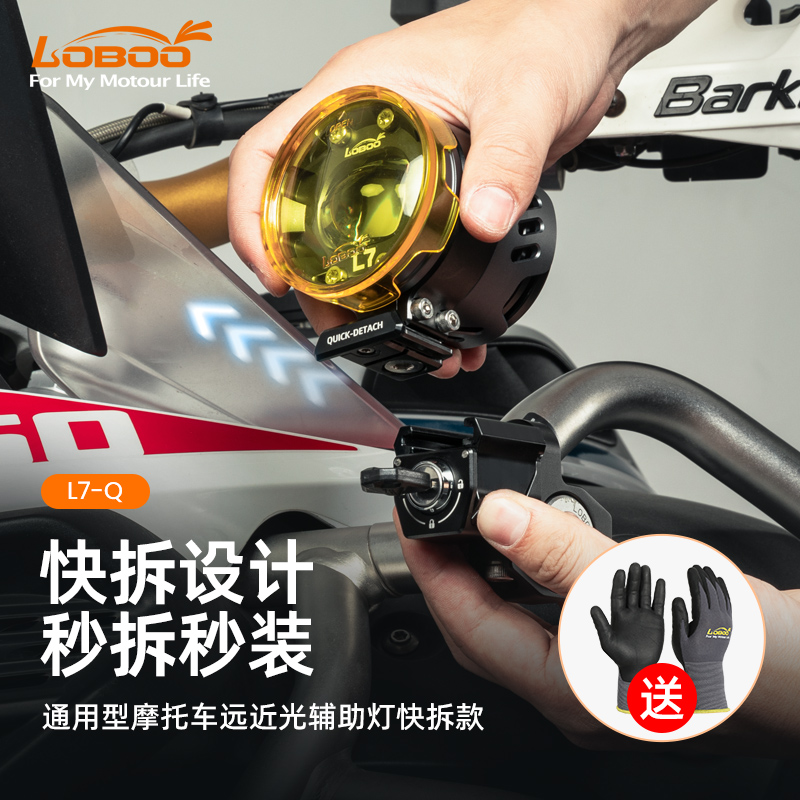 LOBOOL7通用型快拆射灯八档可调