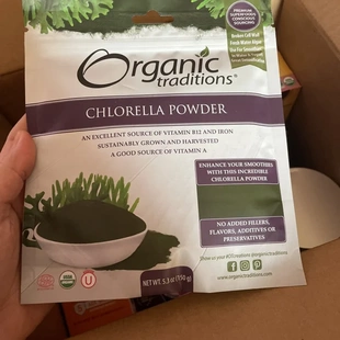 Organic Traditions 小球藻粉150g Chlorella Powder SuperFood