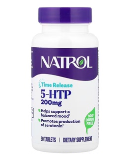 正品现货美Natrol 5-HTP五.羟色胺酸舒缓情绪调节压力200mg 30粒
