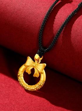 蝴蝶结沙金吊坠在逃公主