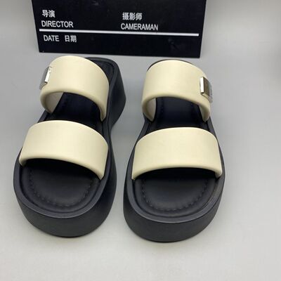 38码法式厚底拖鞋女夏外2026新款松糕高级休闲裙子沙滩AA94