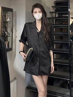 新款 今年流行薄款 職業西裝 外套女2023夏季 高級感氣質寬松防曬襯衫