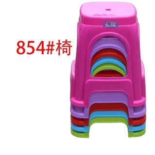 塑料凳子熟胶加厚成人家用客厅餐桌椅塑胶板凳高登方凳茶几小矮凳