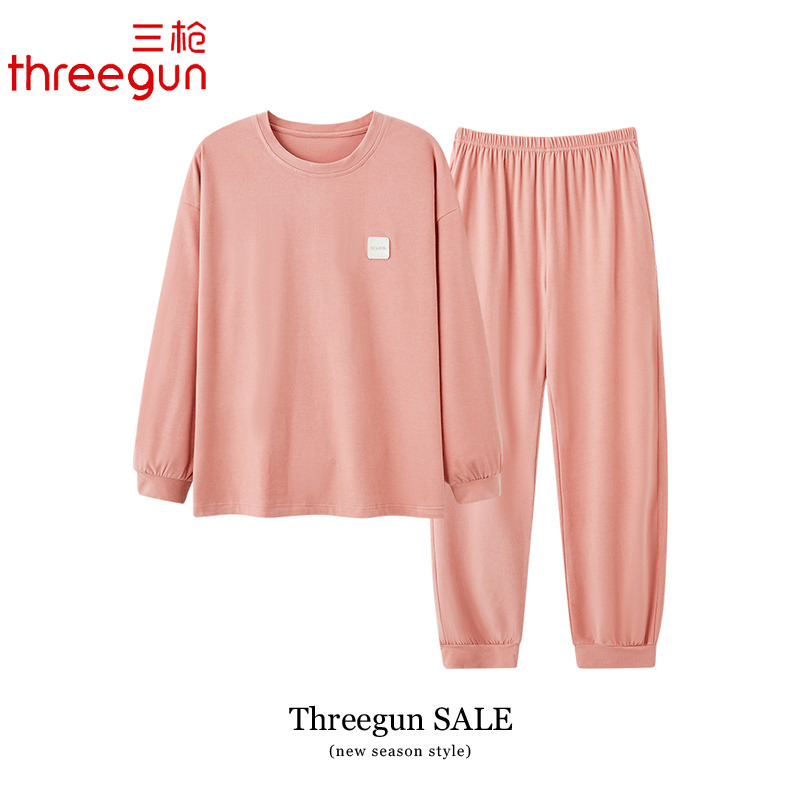 THREEGUN/三枪木兰绒长袖家居服