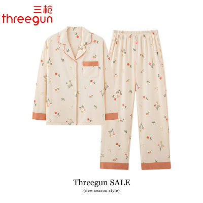 THREEGUN/三枪纯棉长袖长裤