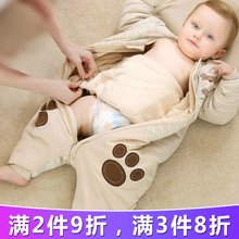 宝宝儿童睡袋婴儿春秋冬季天加厚薄款分腿式纯棉防踢被神器护肚中