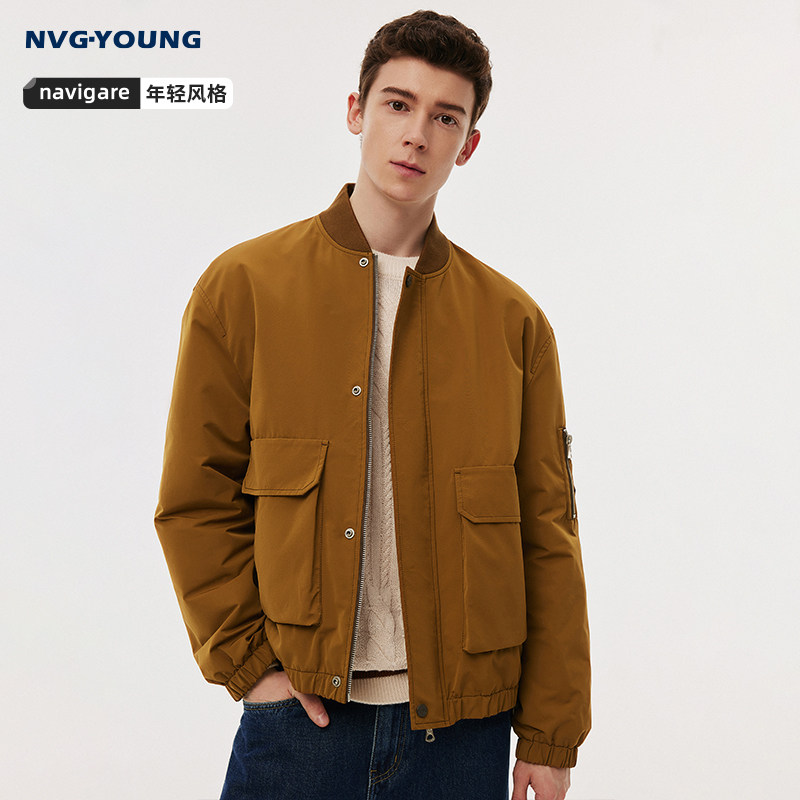 Navigare意大利小帆船美拉德飞行员夹克男秋季新款保暖棒球服外套,男装,夹克,淘宝优惠券,粉丝福利购,淘宝优惠卷