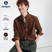 衬衫 Navigare意大利小帆船灯芯绒长袖 纯棉