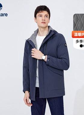 意大利小帆船新款保暖棉服男