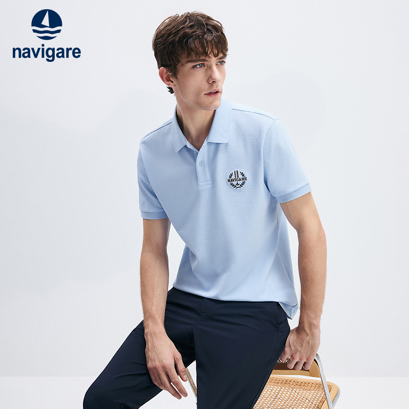 Navigare意大利小帆船短袖POLO衫