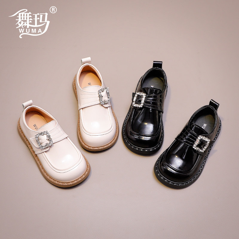舞玛女童鞋子儿童小皮鞋2025新款春秋季小女孩软底单鞋宝宝公主鞋,童鞋/婴儿鞋/亲子鞋,皮鞋,淘宝优惠券,粉丝福利购,淘宝优惠卷