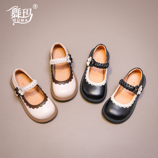 儿童小皮鞋 真皮软底子公主鞋 2025新款 女宝宝单鞋 春秋款 舞玛女童鞋