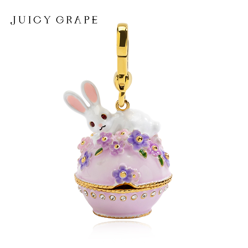 JuicyGrape兔子项链吊坠可打开