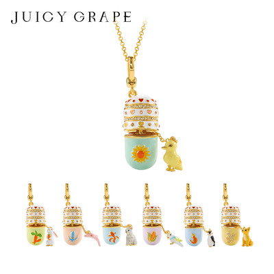 可爱宠物胶囊毛衣链女情人节礼物