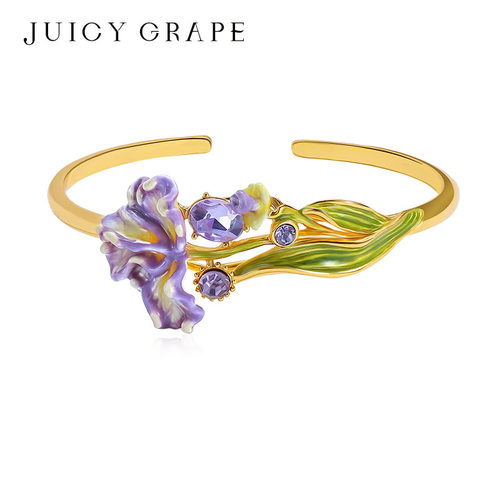 JuicyGrape紫色鸢尾花手镯