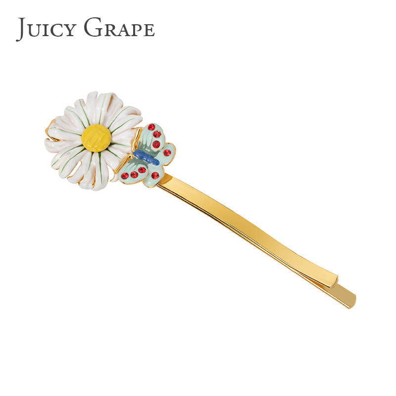 蝴蝶清新雏菊手工森系超仙发卡