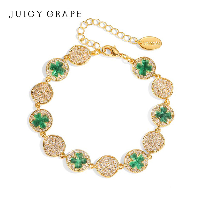 juicygrape幸运四叶草手链