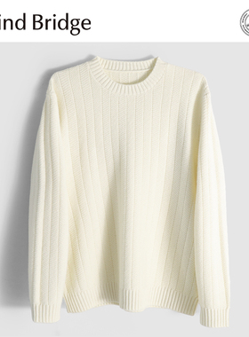 MindBridge【即将断码】绵羊毛/山羊绒/圆领针织衫保暖透气冬MA6L