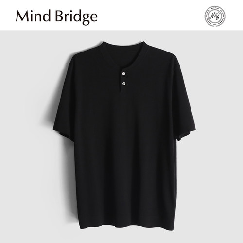 MindBridge【凉感天丝】商务休闲圆领针织衫短袖POLO衫T恤男 MA3P