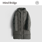 3D立体版 型 冬季 MindBridge90鸭绒 户外防风保暖长款 羽绒服男MA7C