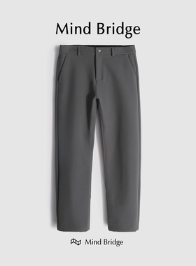 MindBridge【南法春至】户外防风保暖加绒弹力直筒休闲长裤 M4416
