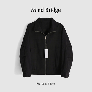 MindBridge【猜不透谜题】宽松休闲行政教练夹克外套男春季 M4018