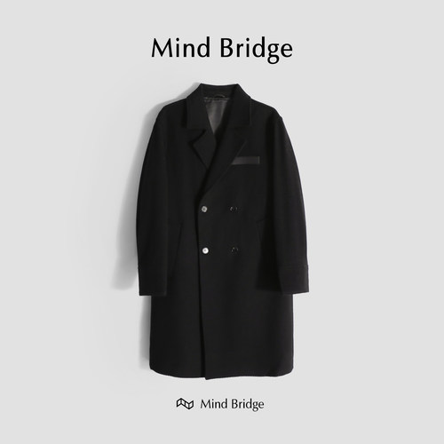 MindBridge中长款羊毛冬大衣保暖