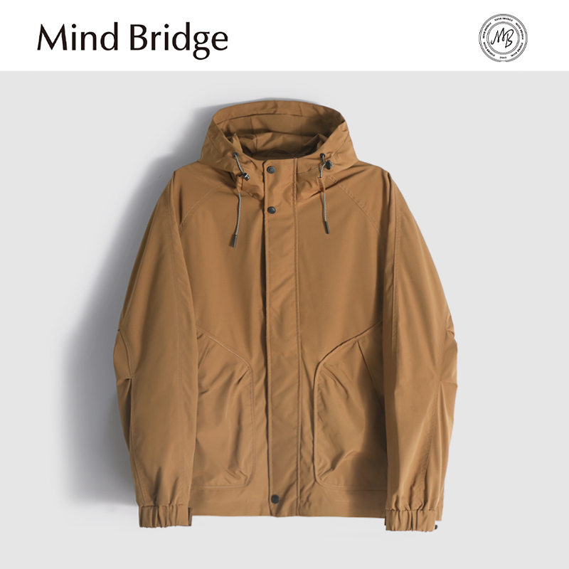 MindBridge【梦游圣彼得堡】户外休闲防风连帽登山夹克外套男MA0C