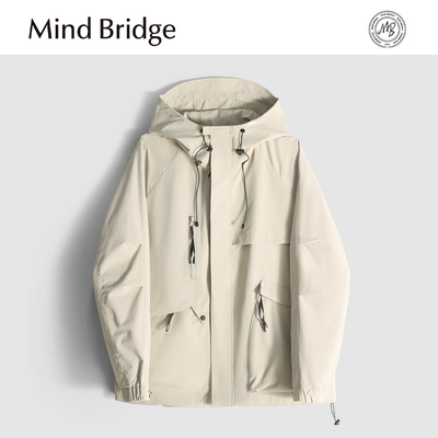 MindBridge【即将断码】春季户外防风运动休闲连帽夹克外套男MA26