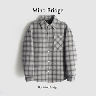 MindBridge【马赛克梦境】高端羊毛外套轻薄羽绒服防风保暖 M4210