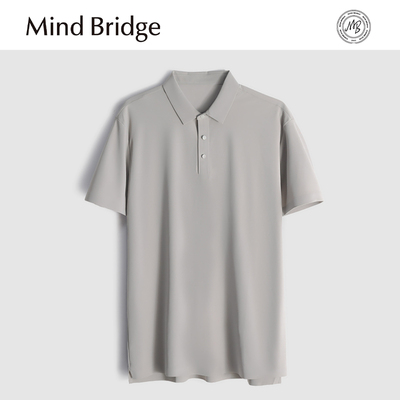 MindBridge【冰丝凉感】高弹速干商务休闲短袖T恤POLO衫男夏 MA31