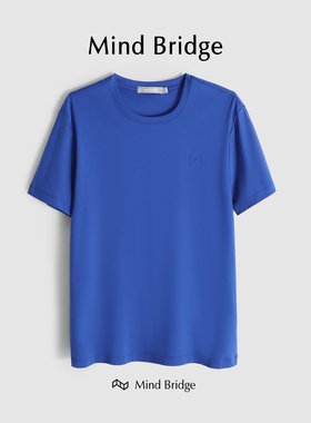 MindBridge【即将断码】100%纯棉情侣短袖t恤男夏季休闲宽松M4048