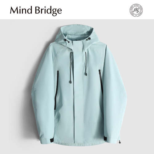 MindBridge【即将断码】春季户外防风运动休闲连帽夹克外套男MA3H