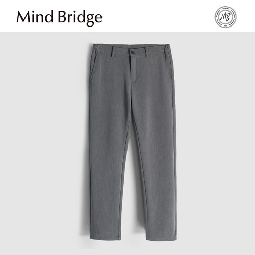 MindBridge 加绒复合/秋冬男士防风保暖直筒休闲长裤商务西裤MA64