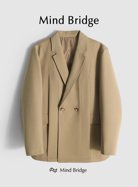 MindBridge【春日新秀】肌理感商务休闲韩版小西装吸湿透气 M4258