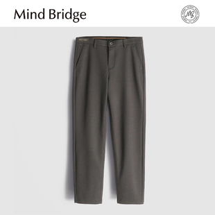 弹力直筒商务休闲西裤 秋冬男士 MAB5 绵羊毛莱赛尔混纺 MindBridge