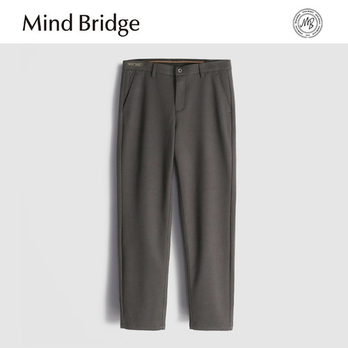 MindBridge 绵羊毛莱赛尔混纺/秋冬男士弹力直筒商务休闲西裤MAB5
