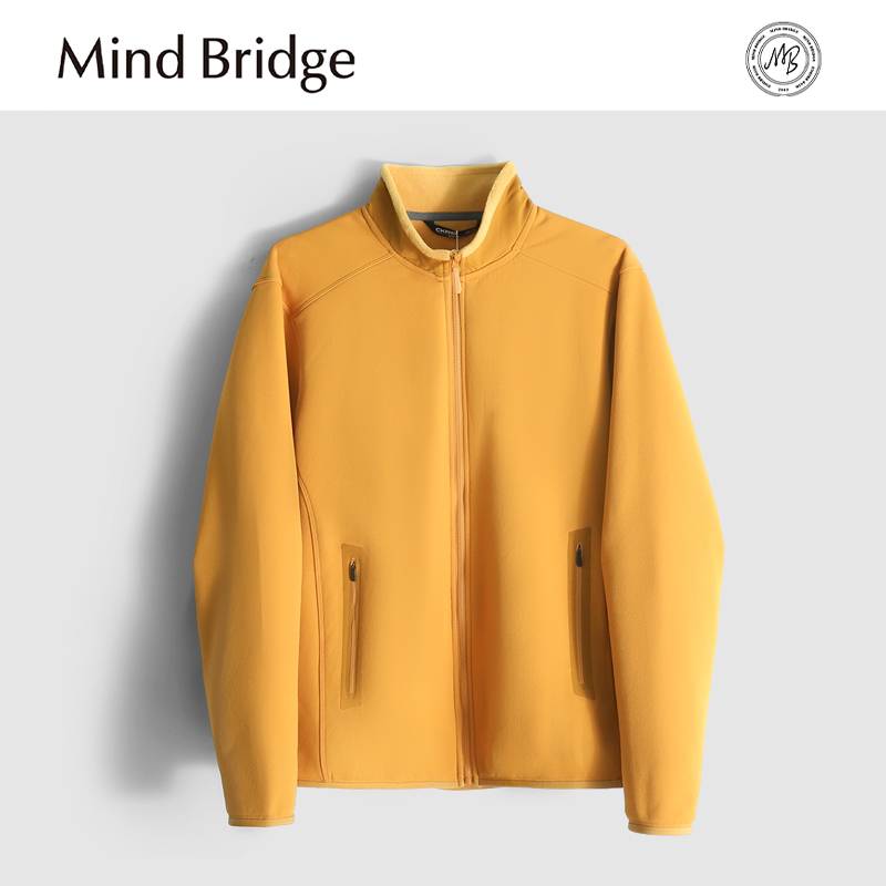MindBridge【恭贺新囍】户外运动休闲弹力抓绒立领卫衣保暖 M4474
