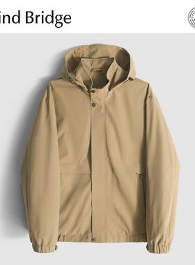 MindBridge【都灵街头】户外运动休闲连帽防风夹克男耐磨抗皱MA21