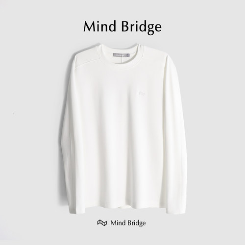 MindBridge长袖潮莫代尔T恤吸湿