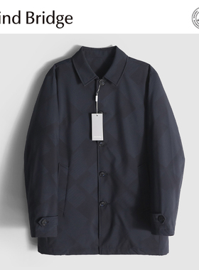 MindBridge【基础经典】商务休闲中长款鸭绒羽绒服防风保暖 M4436