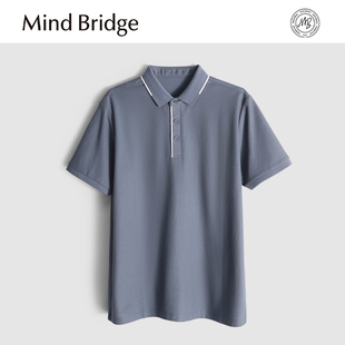 100%棉 弹力商务休闲翻领短袖 MindBridge 夏季 MA17 T恤POLO衫 男