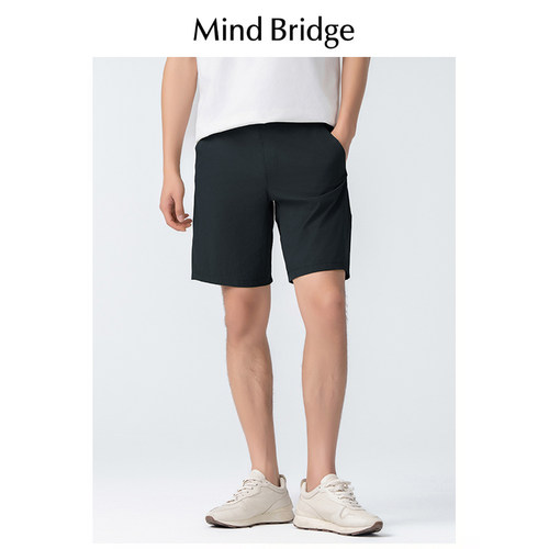 MindBridge短裤宽松休闲高弹透气