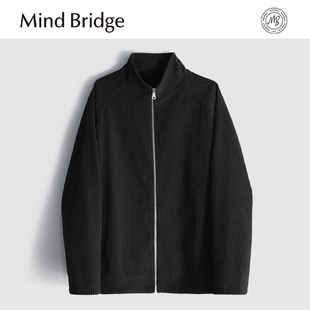 复古保暖灯芯绒休闲商务立领夹克MA0G 春季 MindBridge 鬼马精灵